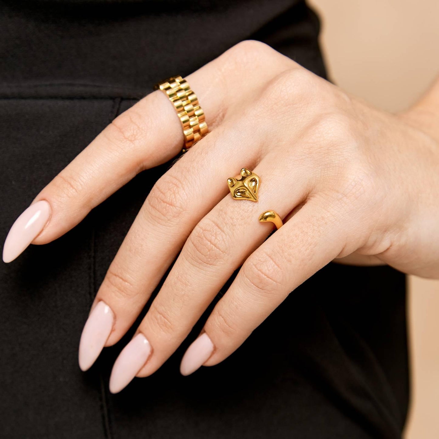 Woven Gold Ring